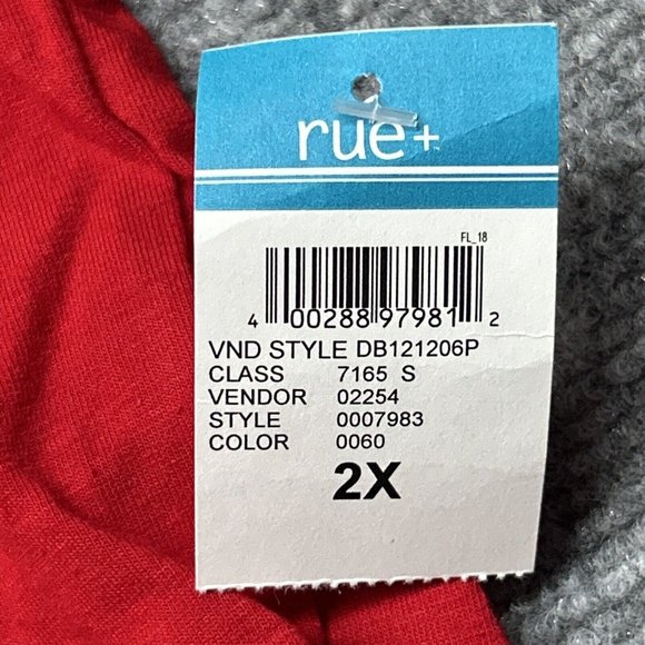 Fight The Power Defend Brooklyn T-Shirt Women's 2X Plus Red Short Sleeve New - Picture 7 of 7